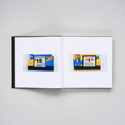NYCTA: Objects book — cloth-bound, square-format volume with silkscreen cover, featuring 400+ NYC Subway artifacts and ephemera collected by Brian Kelley.