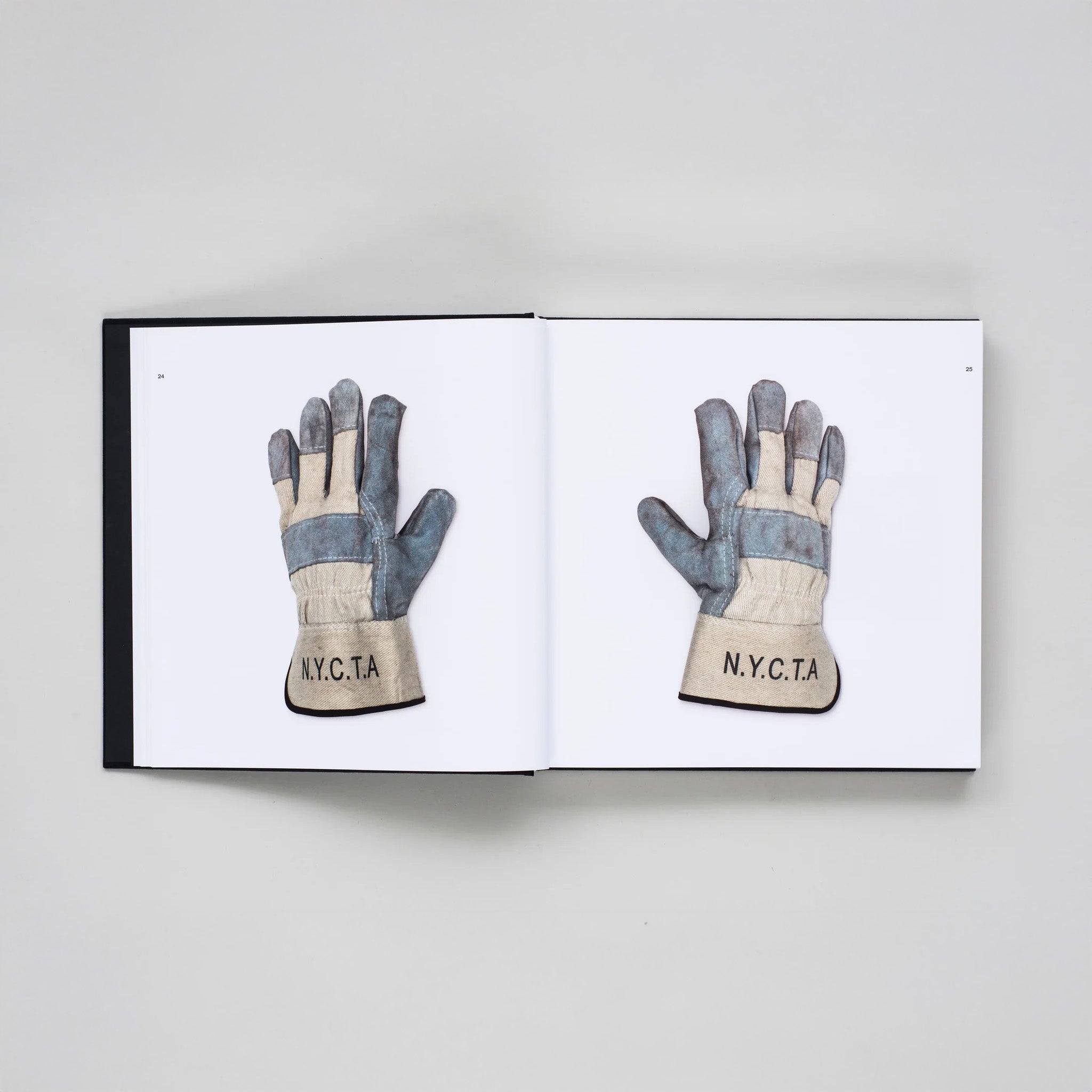 NYCTA: Objects book — cloth-bound, square-format volume with silkscreen cover, featuring 400+ NYC Subway artifacts and ephemera collected by Brian Kelley.