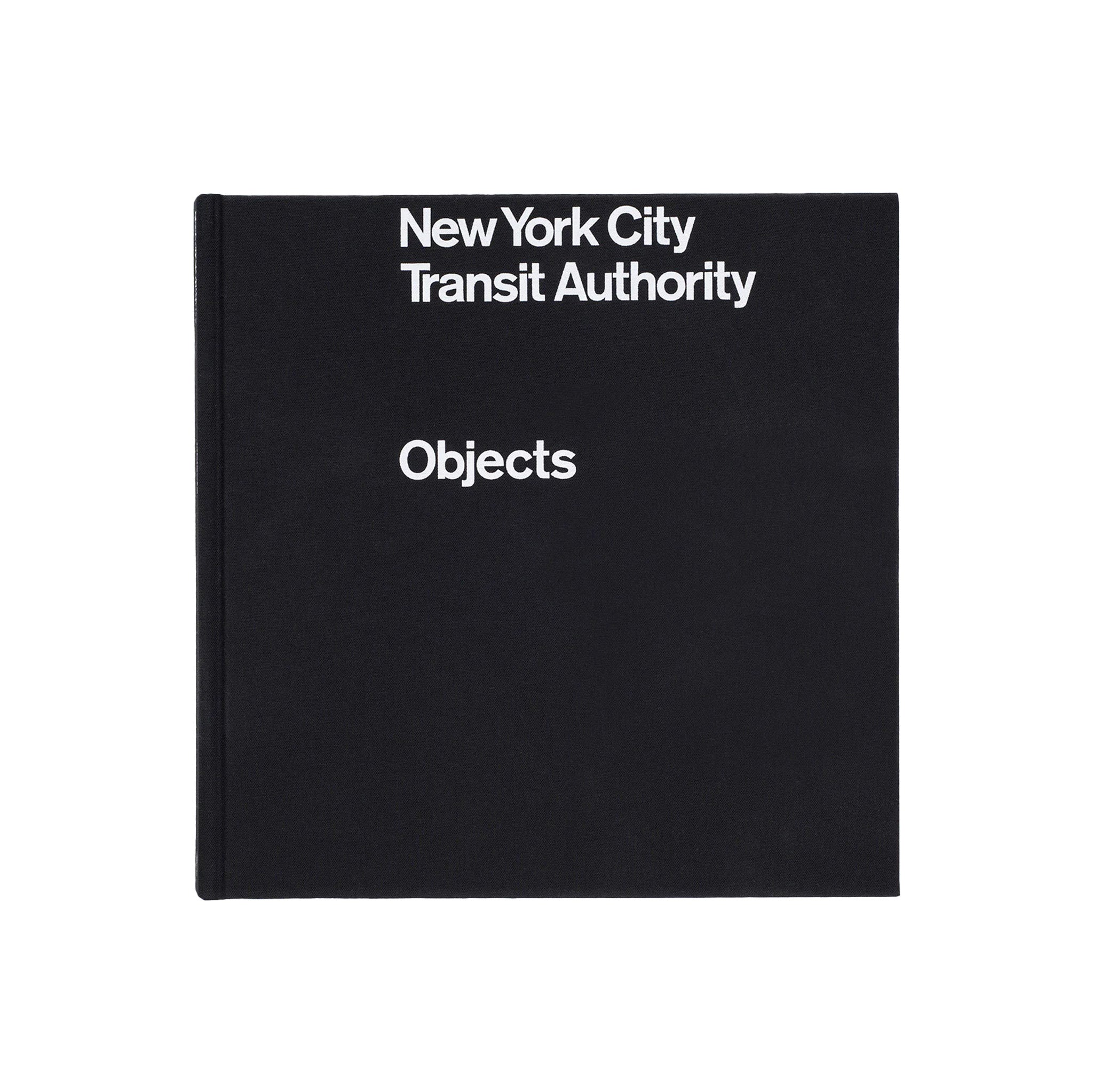 NYCTA: Objects book — cloth-bound, square-format volume with silkscreen cover, featuring 400+ NYC Subway artifacts and ephemera collected by Brian Kelley.