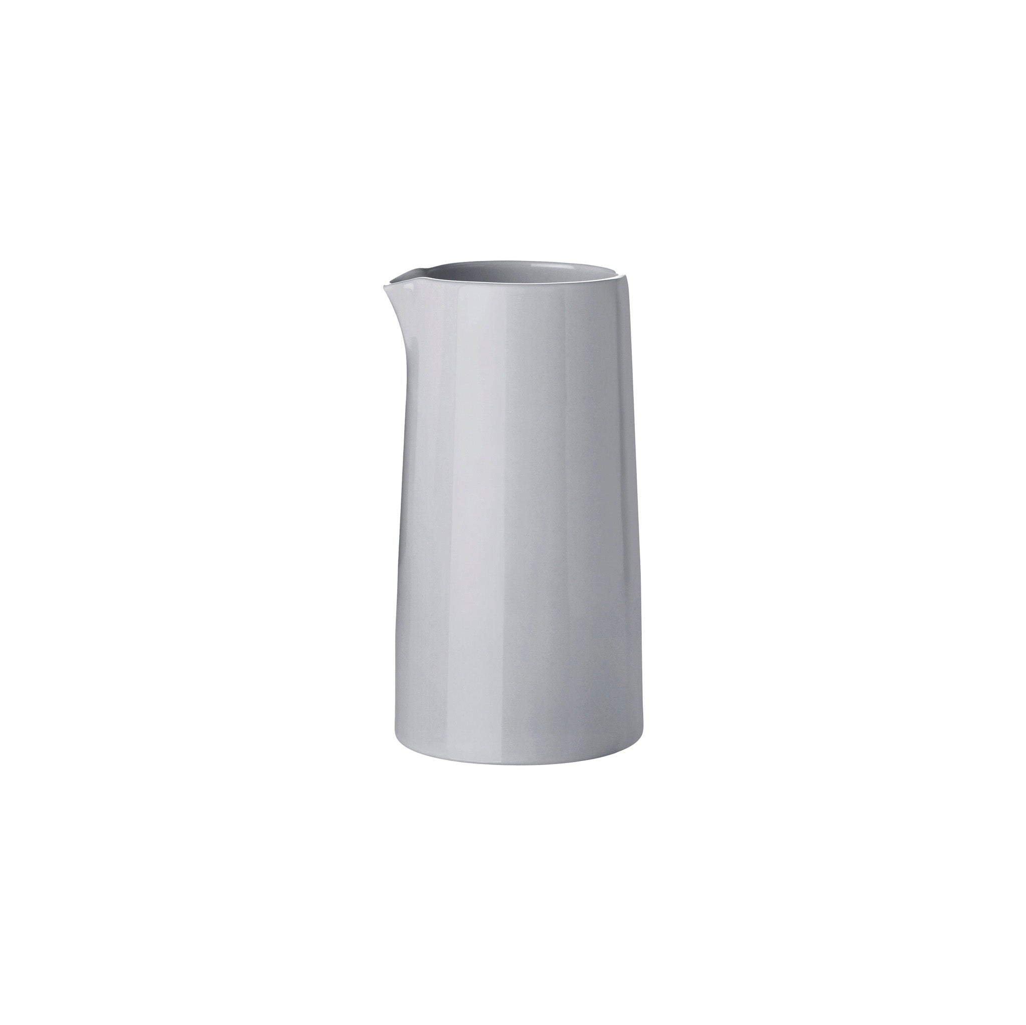 Stelton Emma Milk Jug in grey porcelain, 10.1 oz, part of the Emma Series.