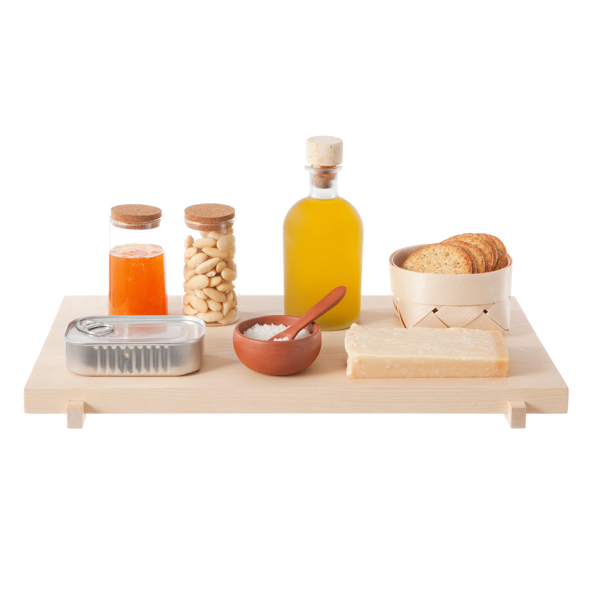 Verso Design ILMA Serving Tray in sustainably sourced birch, handcrafted in Finland. 22 × 40 cm Nordic tray that doubles as a cutting board, made to last.